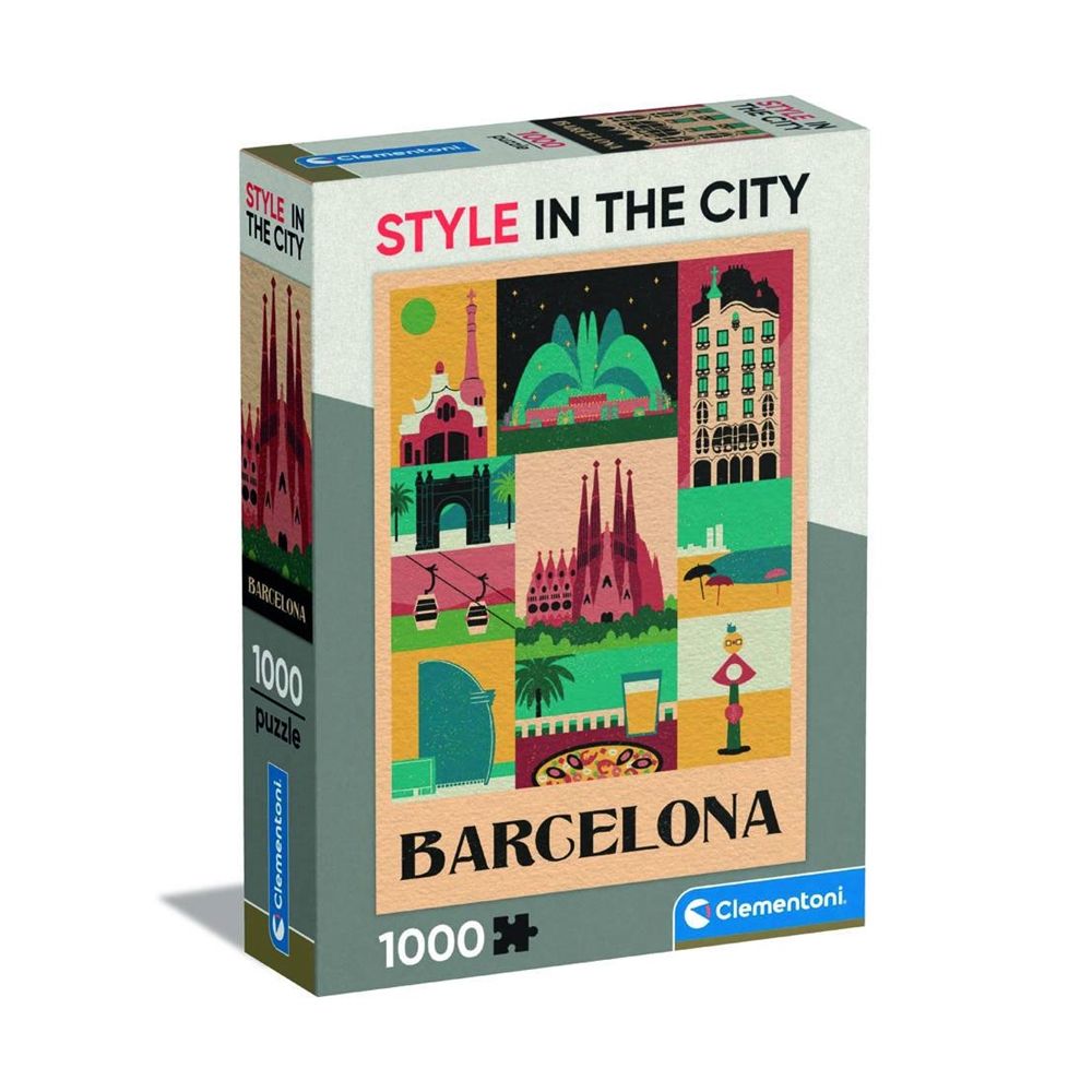 Puzzle Style In The City Barcelona - 1000 pcs