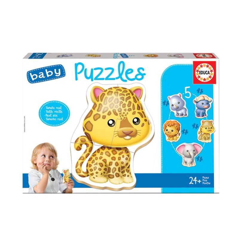Baby Puzzles Animais Selvagens