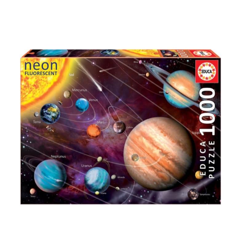 Puzzle Sistema Solar Neon - 1000 pcs