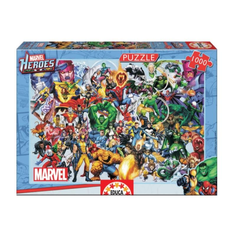 Puzzle Heróis da Marvel - 1000 pcs