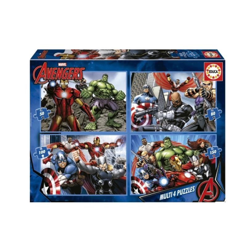 Puzzle Avengers -  50+80+100+150 pcs