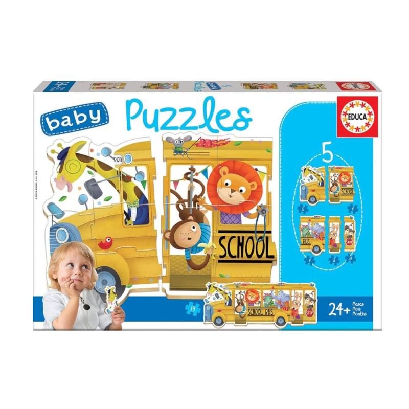 Baby Puzzles Autocarro dos Animais