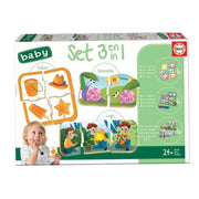 Puzzle Baby Conjunto 3 em 1