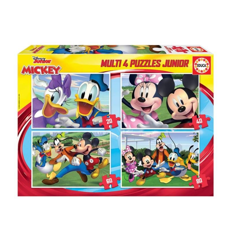 Puzzle Mickey e Amigos - 20+40+60+80 pcs