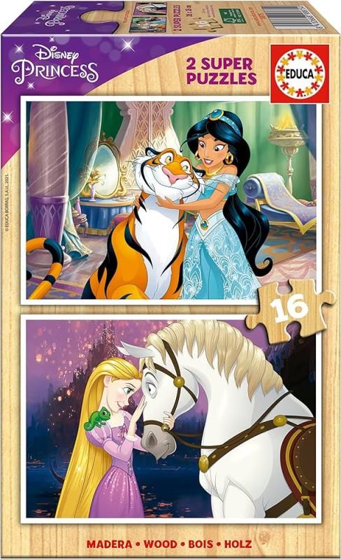 Puzzle Madeira Disney Princess - 2x16 pcs