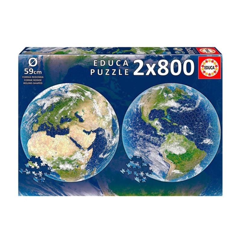 Puzzle Planeta Terra - 2x800 pcs