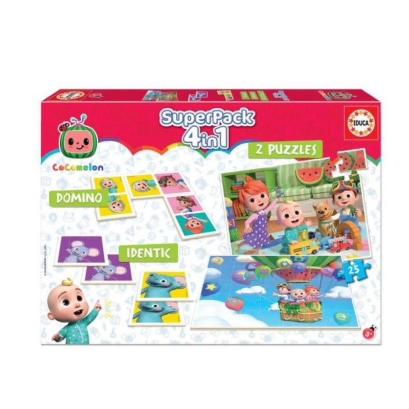 Puzzle Superpack Cocomelon - 4 em 1