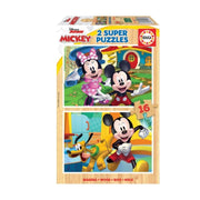 Puzzle Madeira Mickey & Minnie - 2x16 pcs