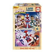 Puzzle Madeira Spidey e Amigos Fantásticos - 2x16 pcs