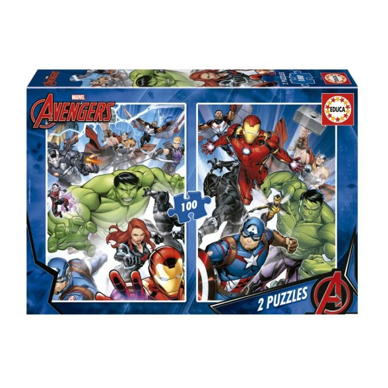 Puzzle Avengers - 2x100 pcs