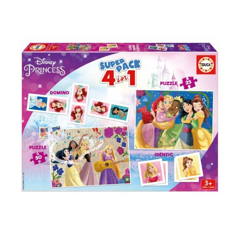 Puzzle Superpack Disney Princess - 4em 1