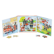 Puzzle Bombeiros Livro Magnético - 20 pcs