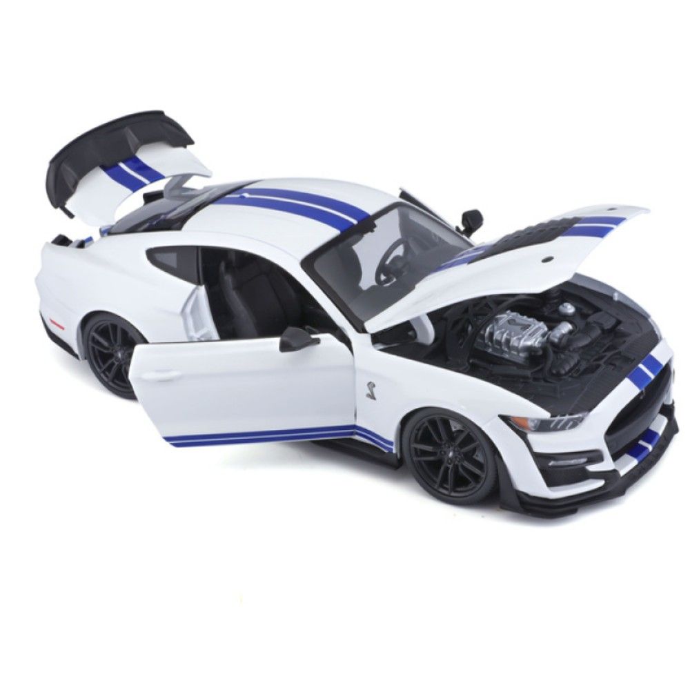 1/18 - Ford Mustang Shelby Gt500, Branco, 2020