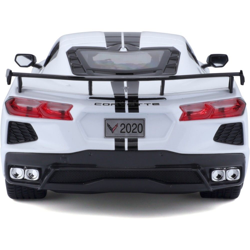 1/18 - Chevrolet Corvette Stingray (C8), Branco, 2020