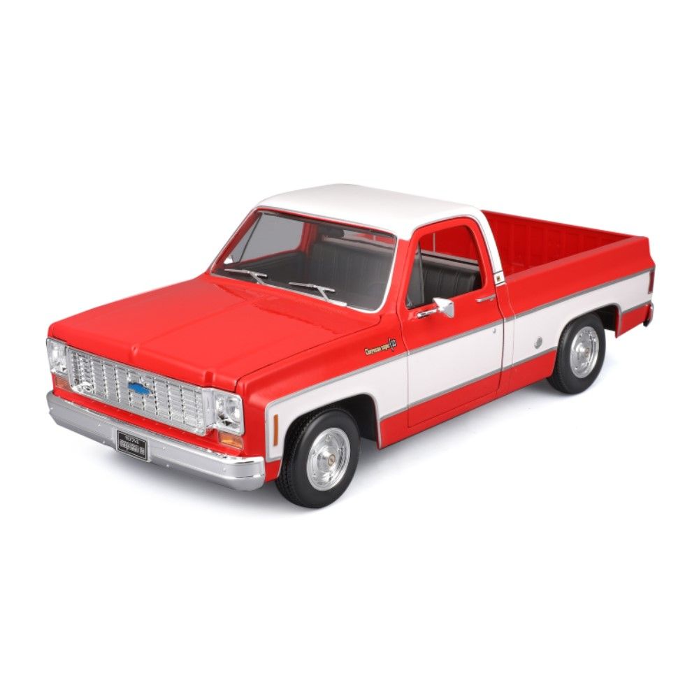 1/18 - Chevrolet C10 Cheyenne Super, Vermelho, 1974