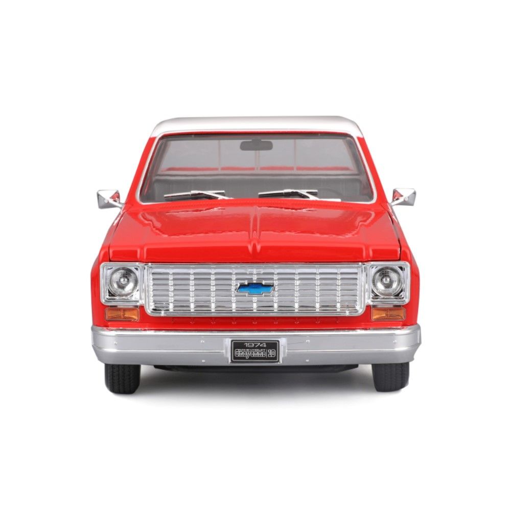 1/18 - Chevrolet C10 Cheyenne Super, Vermelho, 1974