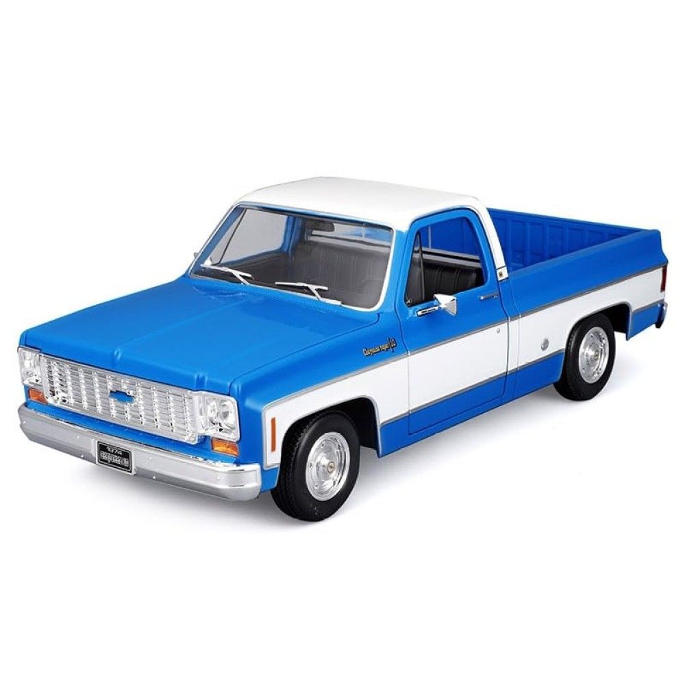 1/18 - Chevrolet C10 Cheyenne Super, Azul, 1974