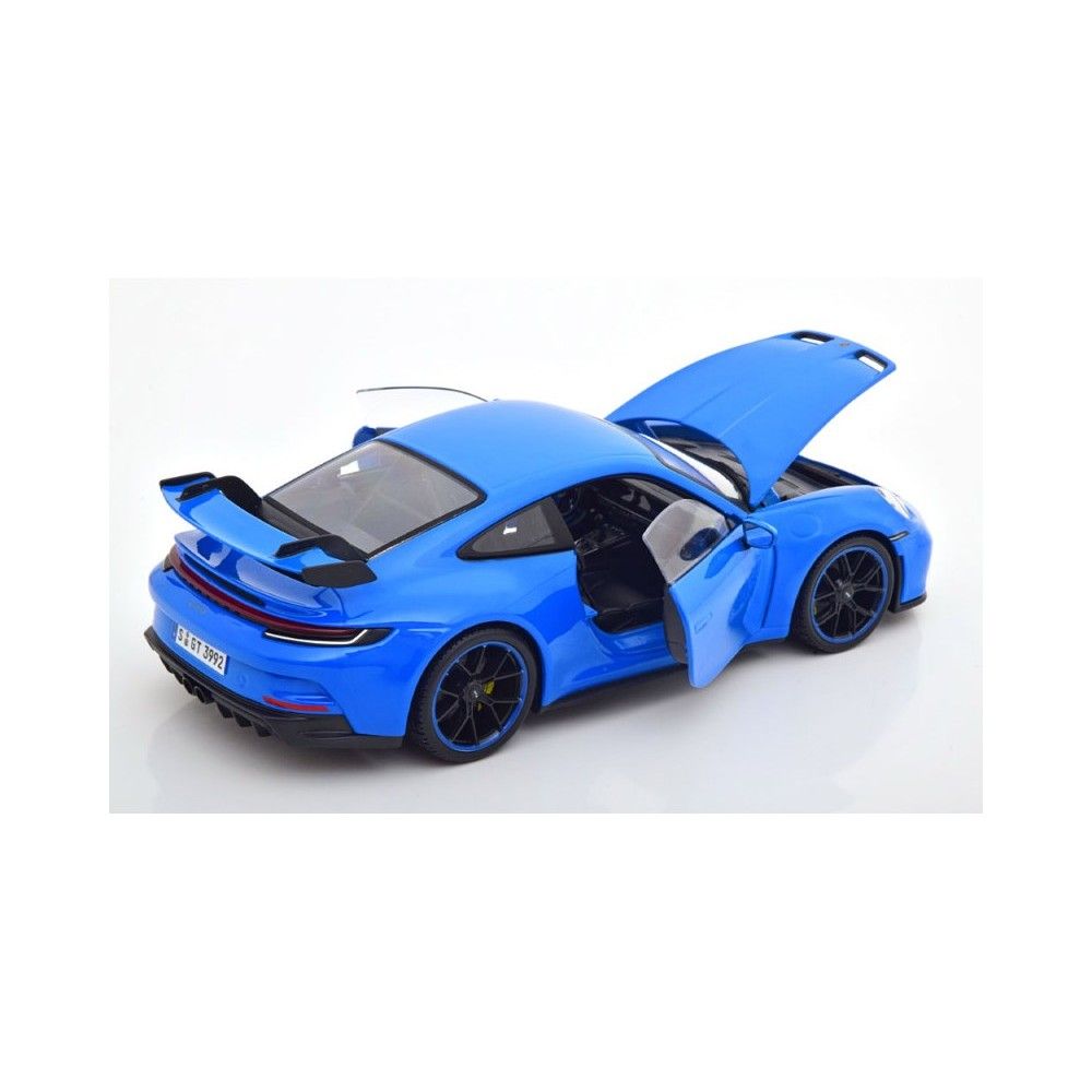 Porsche 911 (992) Gt3, Azul, 2022 - 1:18