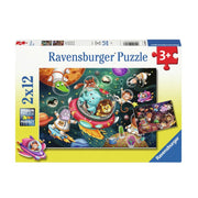 Puzzle Animais no Espaço - 2x12 pcs