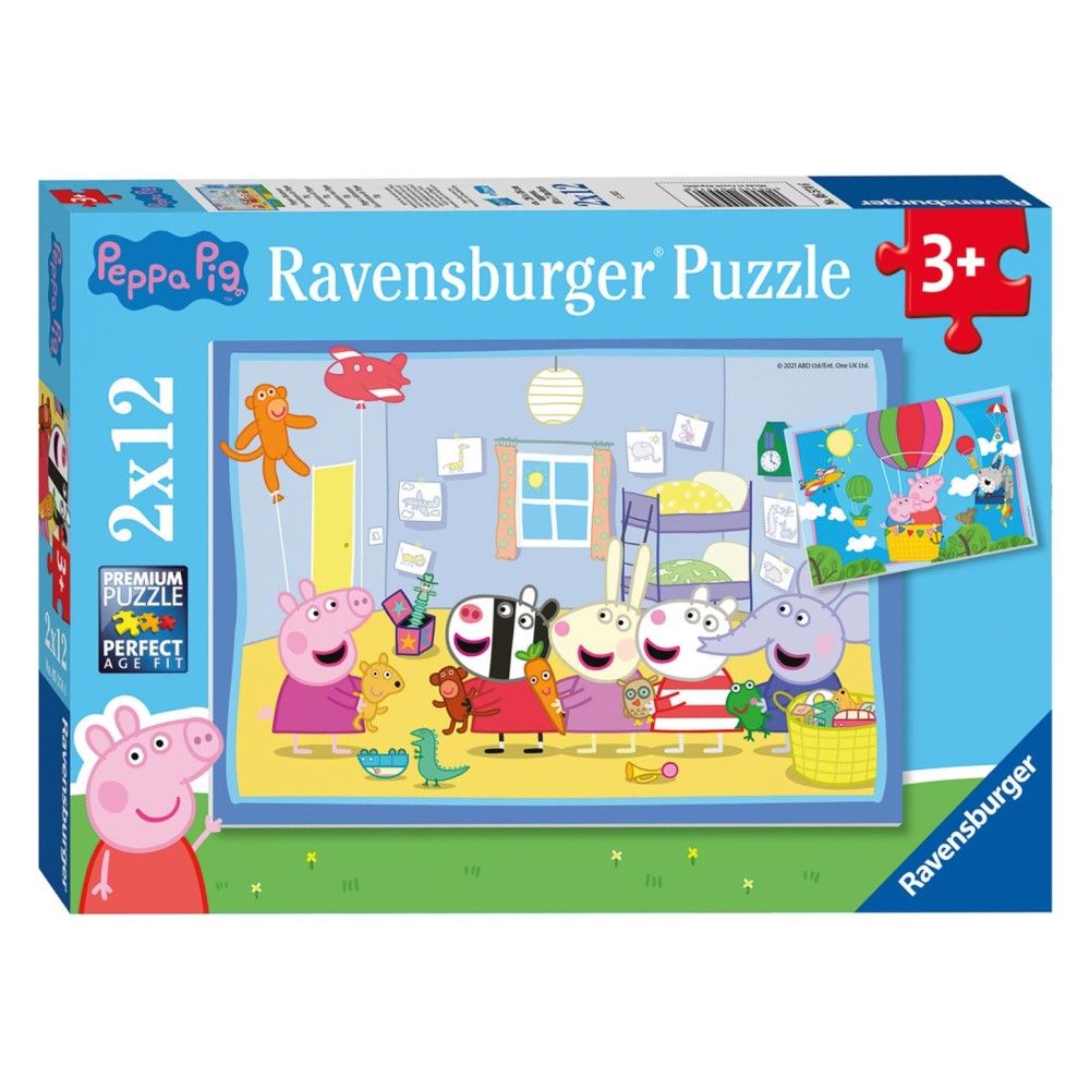 Puzzle Peppa Pig - 2x12 pcs