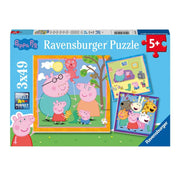Puzzle Peppa Pig - 3x49 pcs