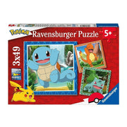 Puzzle Pokemon - 3x49 pcs