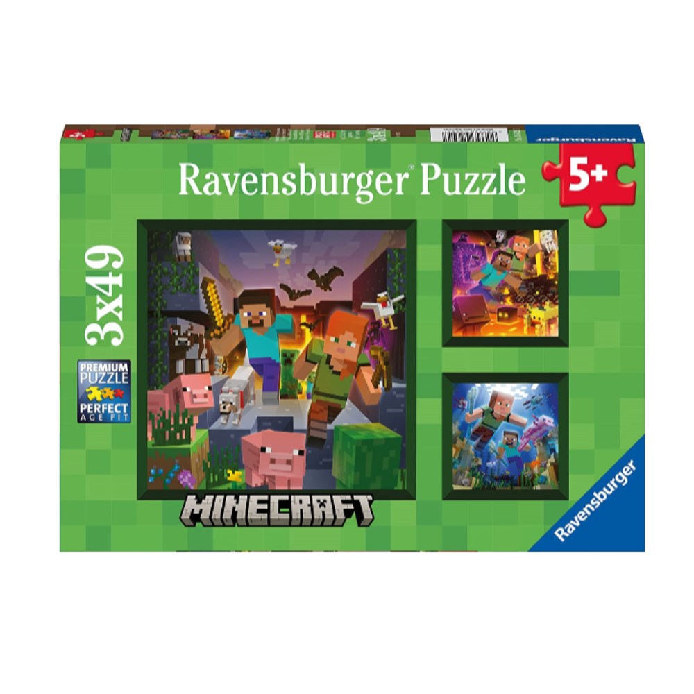 Puzzle Minecraft - 3x49 pcs