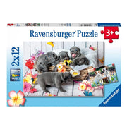 Puzzle Cachorros - 2x12 pcs