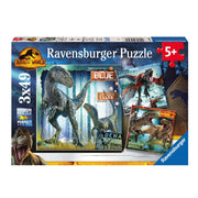 Puzzle Mundo Jurássico - 3x49 pcs