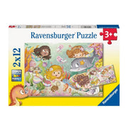 Puzzle Fadas e Sereias - 2x12 pcs