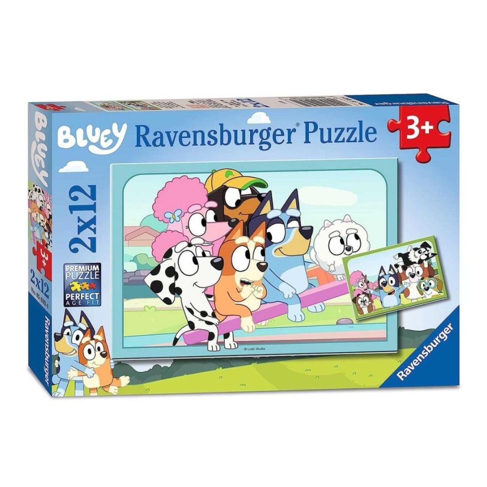 Puzzle Bluey - 2x12 pcs