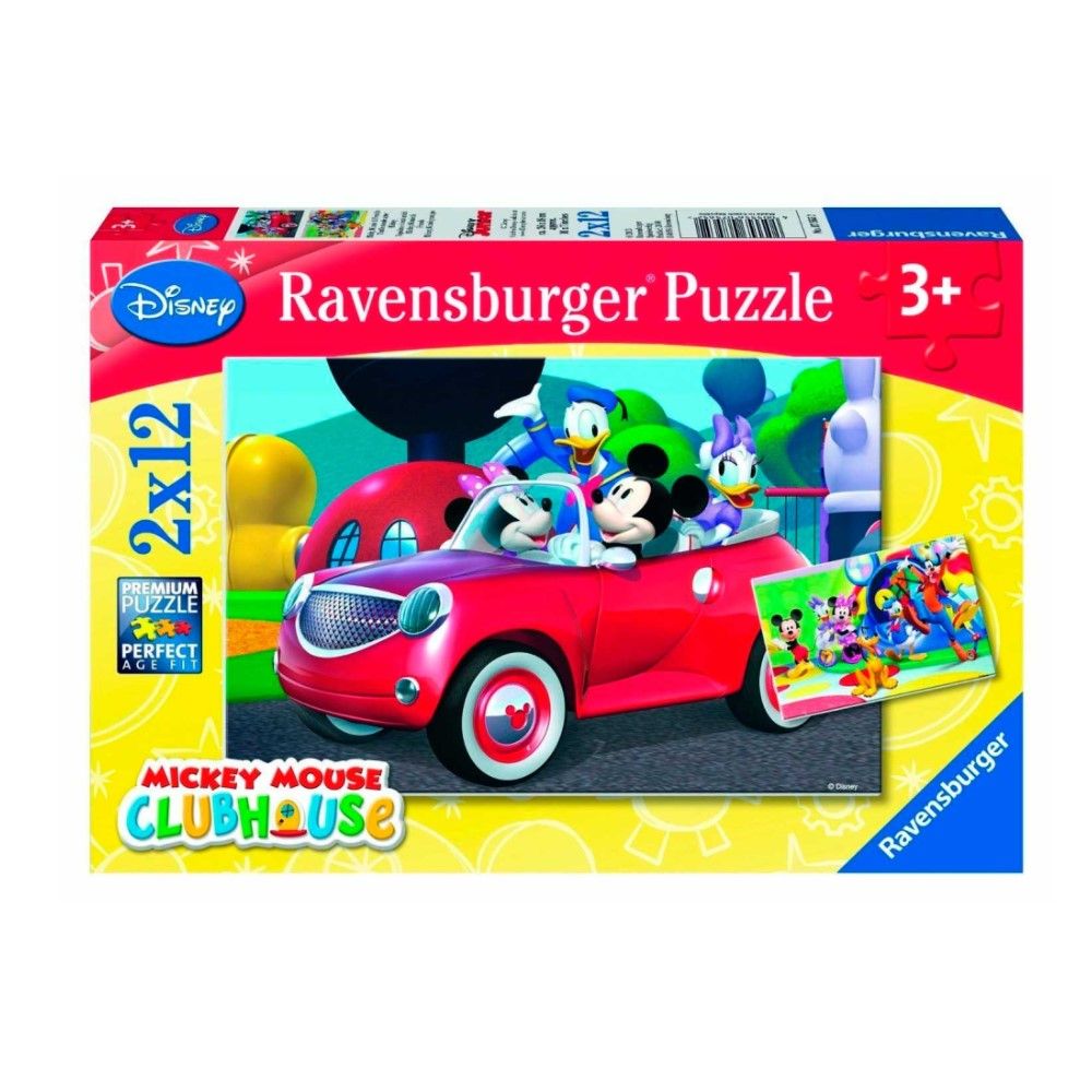 Puzzle Mickey e Amigos - 2x12 pcs