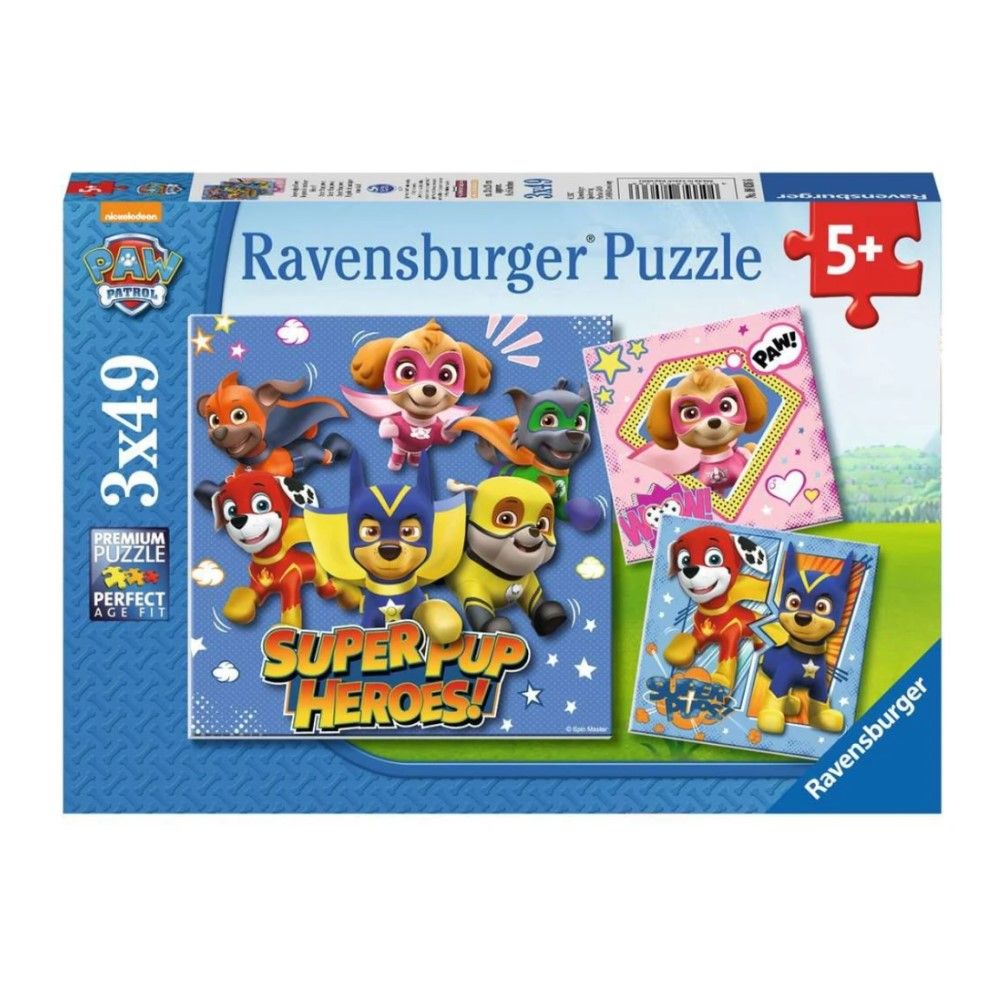 Puzzle Patrulha Pata - 3x49 pcs