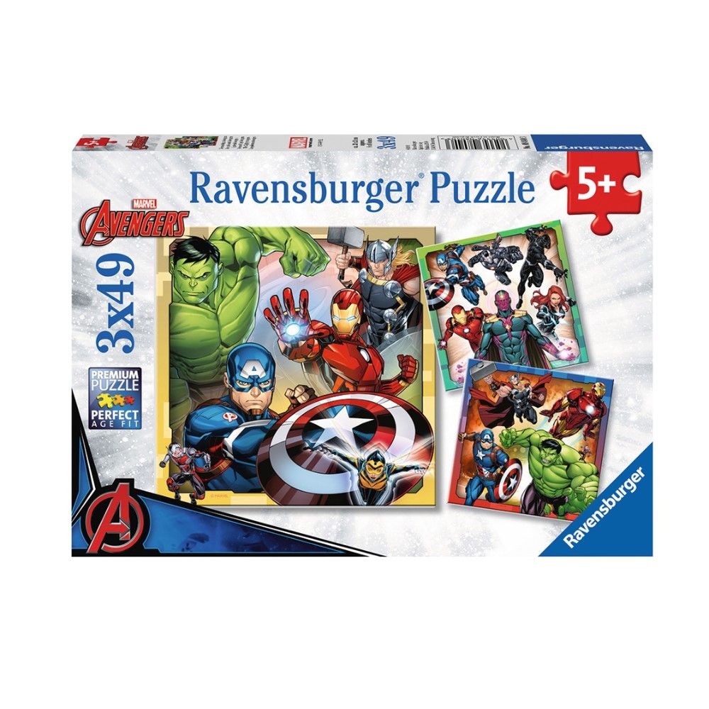 Puzzle Avengers - 3x49 pcs