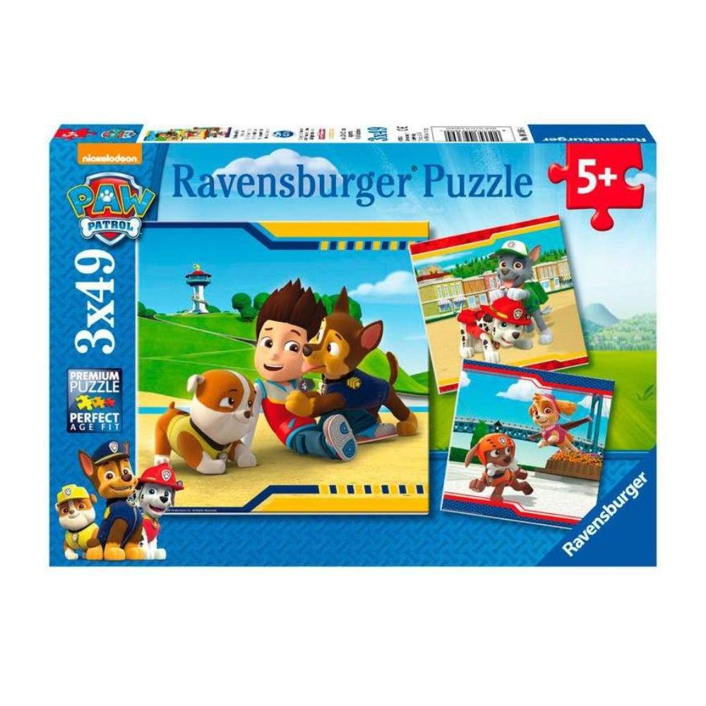 Puzzle Patrulha Pata - 3x49 pcs
