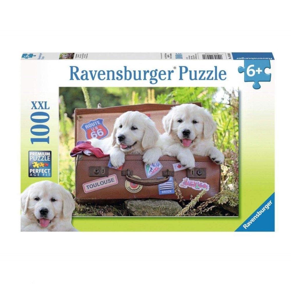Puzzle Cachorrinhos de Viagem - 100 pcs