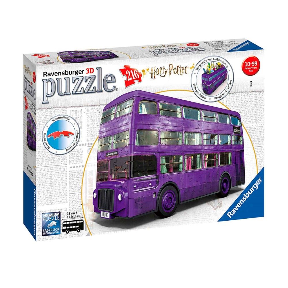 Puzzle 3D - Autocarro Harry Potter