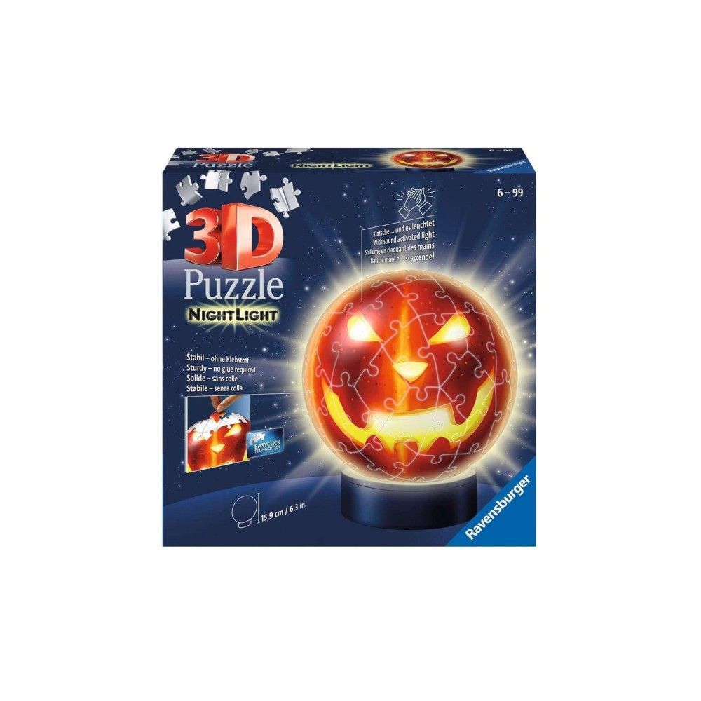Puzzle 3D - Abóbora Halloween