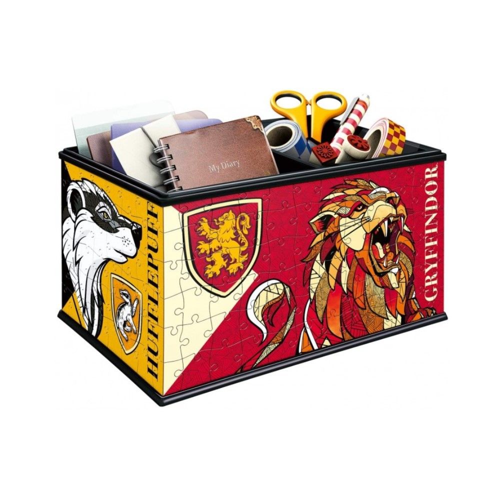 Puzzle  3D - Caixa De Arrumação Harry Potter