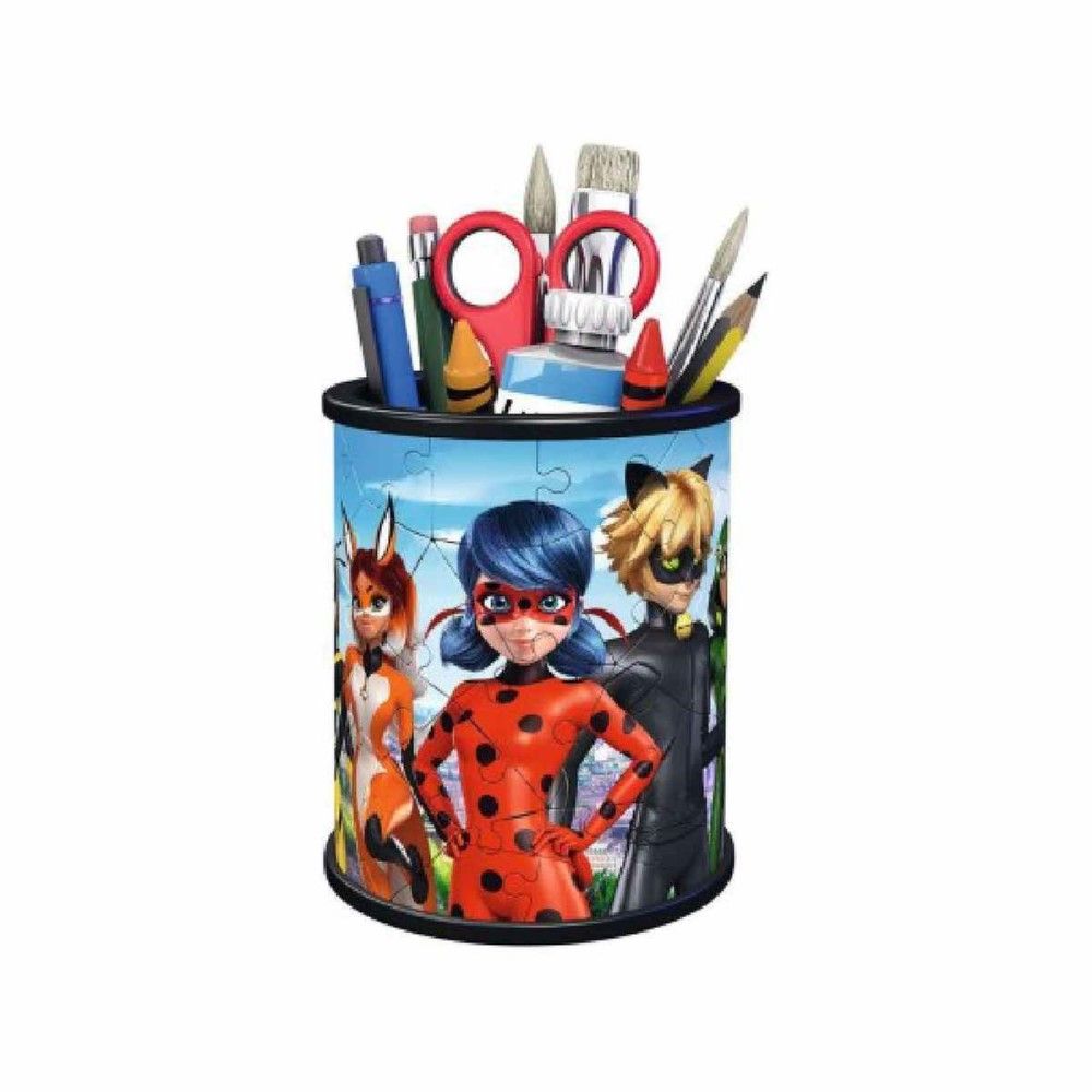 Puzzle 3D - Porta Lápis Miraculous