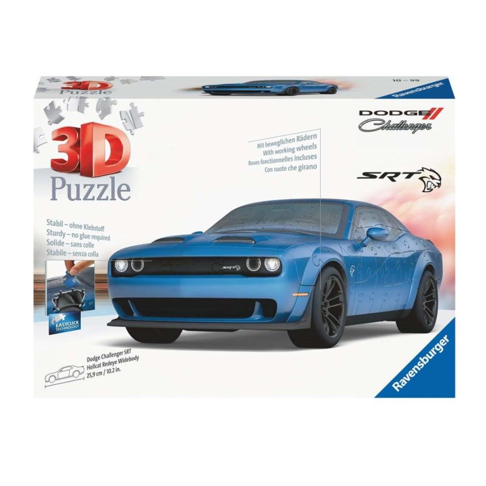 Puzzle 3D - Dodge Challenger Hellcat