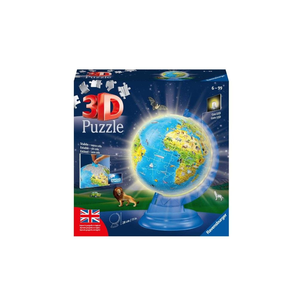 Puzzle 3D - Globo Com Luz