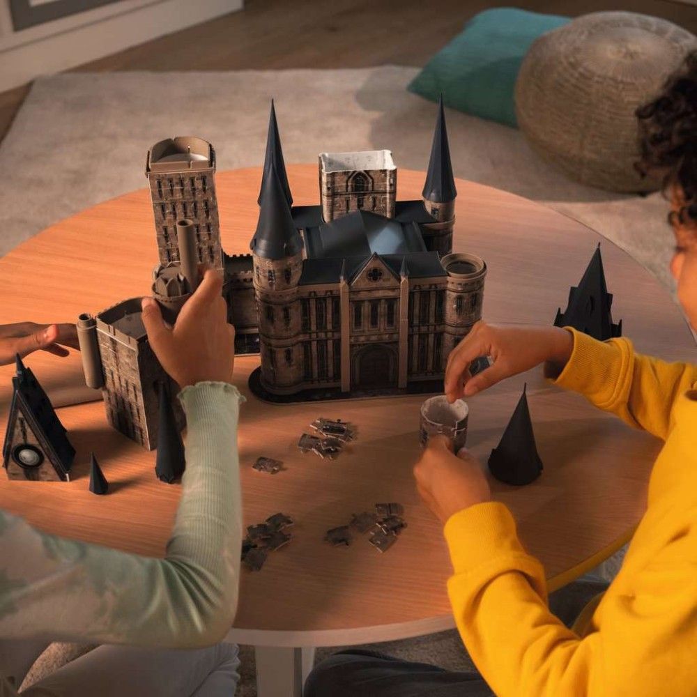 Puzzle 3D - Castelo De Hogwarts, Torre De Astronomia - Edição Nocturna