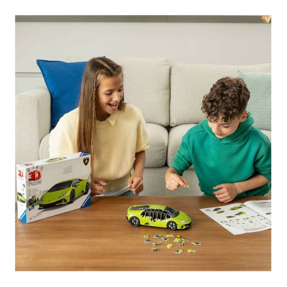 Puzzle 3D - Lamborghini Huracán Evo Verde