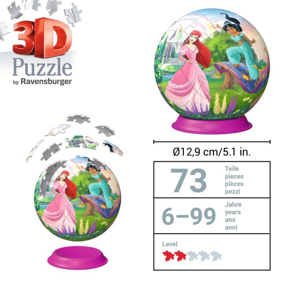 Puzzle 3D - Bola Disney Princess