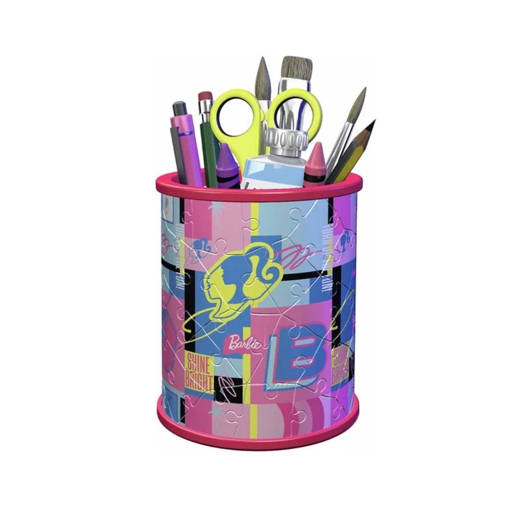 Puzzle 3D - Porta Lápis Barbie