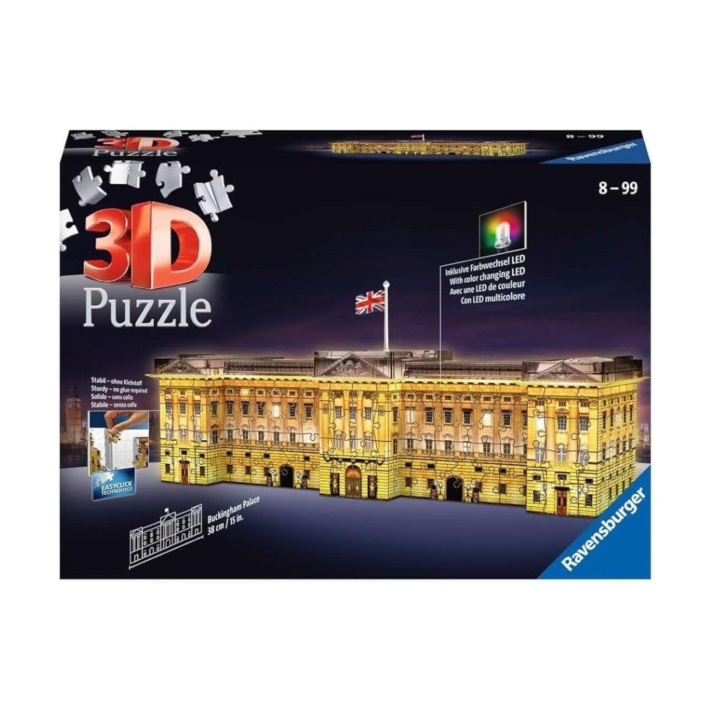 Puzzle 3D - Palácio De Buckingham - Edição Nocturna