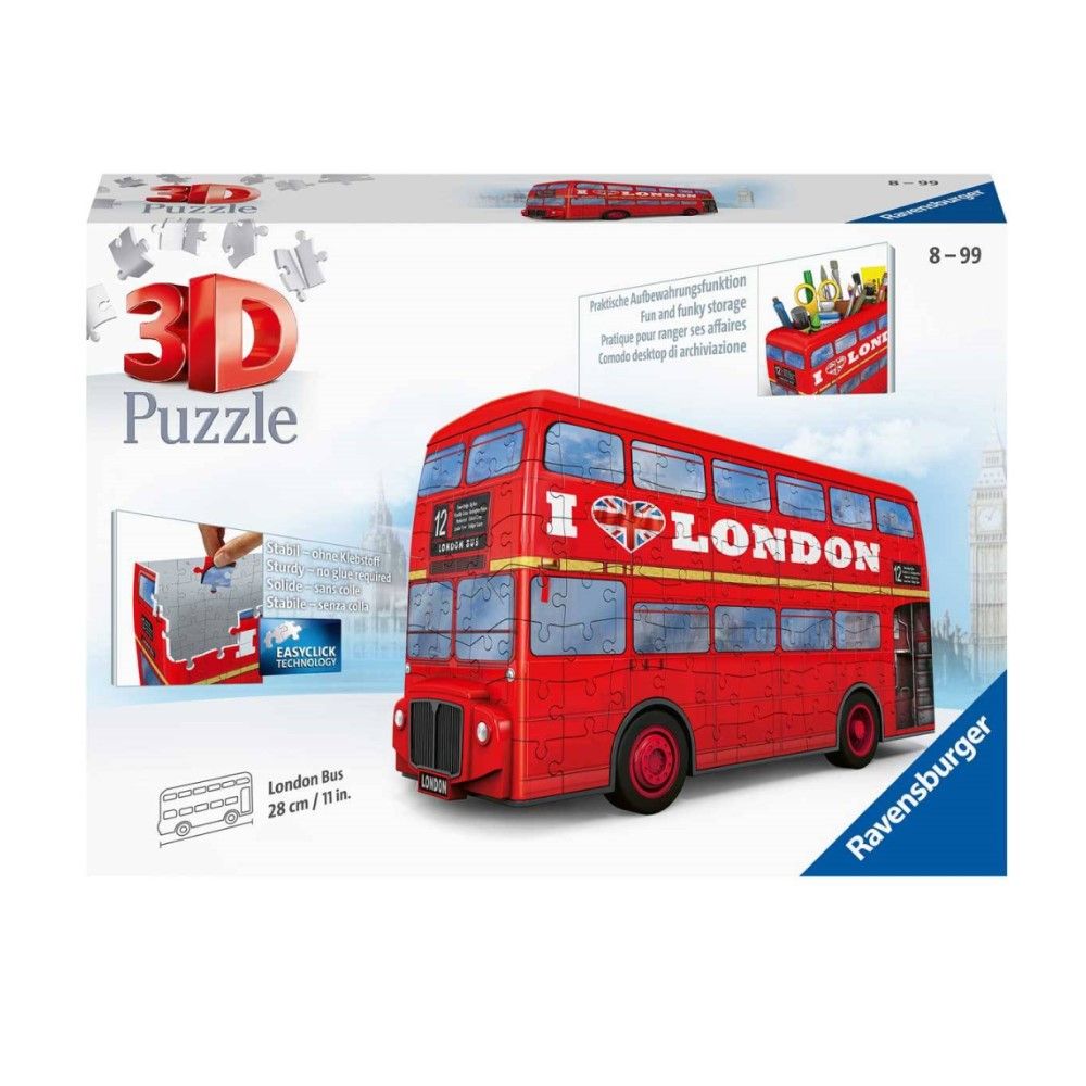 Puzzle 3D - Autocarro de Londres