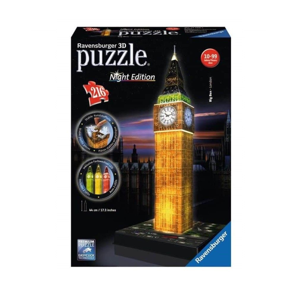Puzzle 3D - Big Ben - Edição Nocturna