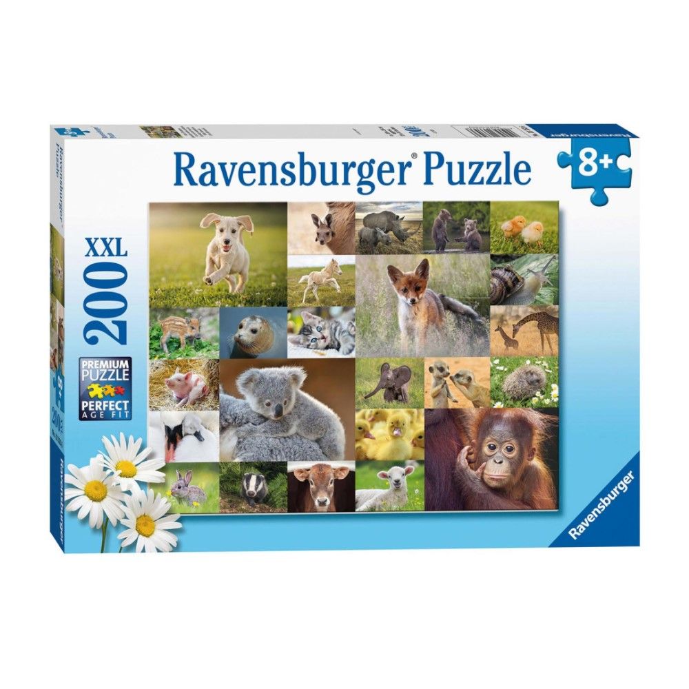Puzzle Animais Bebés - 200 pcs